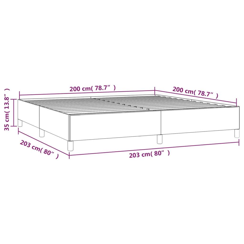 Giroletto-Struttura Letto Cappuccino 200x200 cm in Similpelle 222128