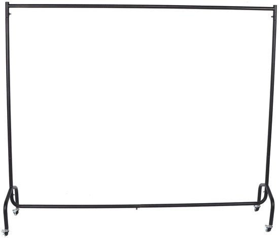Utility  a rotelle per abbigliamento - Carico massimo - Manico per abbigliamento - Design moderno - Montaggio rapido - Materiale di alta qualità 178 x 48 x 148 cm - Maniglione