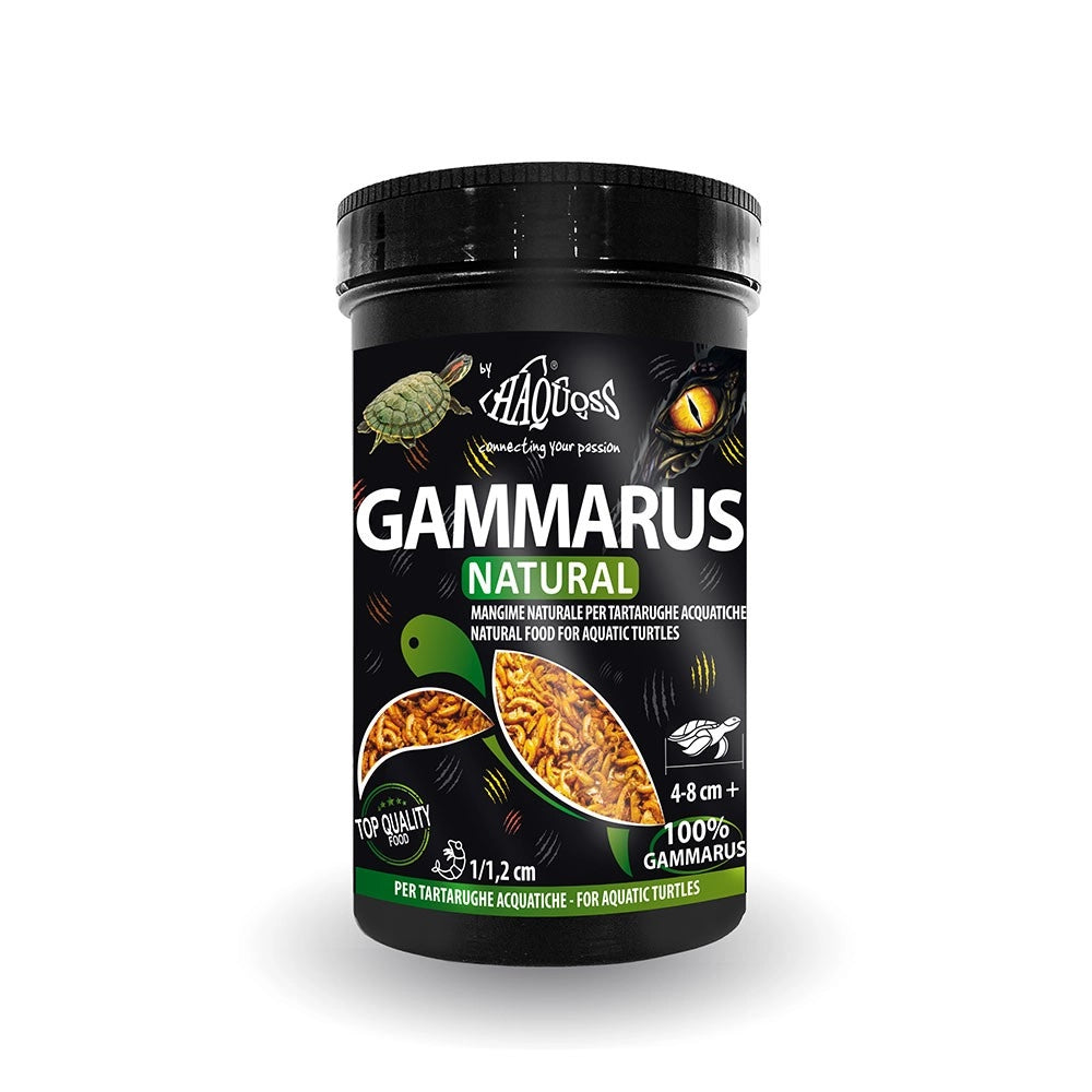 Haquoss Gammarus Natural - 100% Gammarus per tartarughe acquatiche Formato: 250 ml