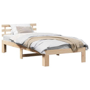 Letto singolo | Letto per adulti | Struttura del letto Naturale 100 x 200 cm Pino massello