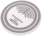Misuratore di Velocità a Disco in Vinile - Disco di Test della Velocità - Tavola Rotante in Acrilico - 33/45 giri al minuto - Misurazione Precisa - Materiale Solido