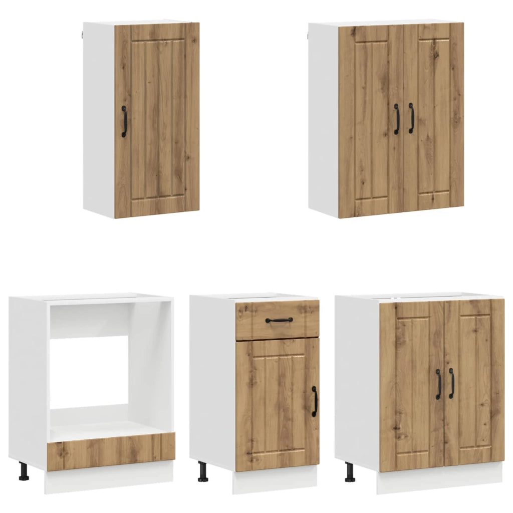 Unità Cucina LUCCA 5 pcs Rovere Artigianale 3438264
