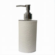 Trade Shop - Dispenser Sapone Liquido Lavandino Bianco Lavorato Arredo Accessorio Bagno 79173 -