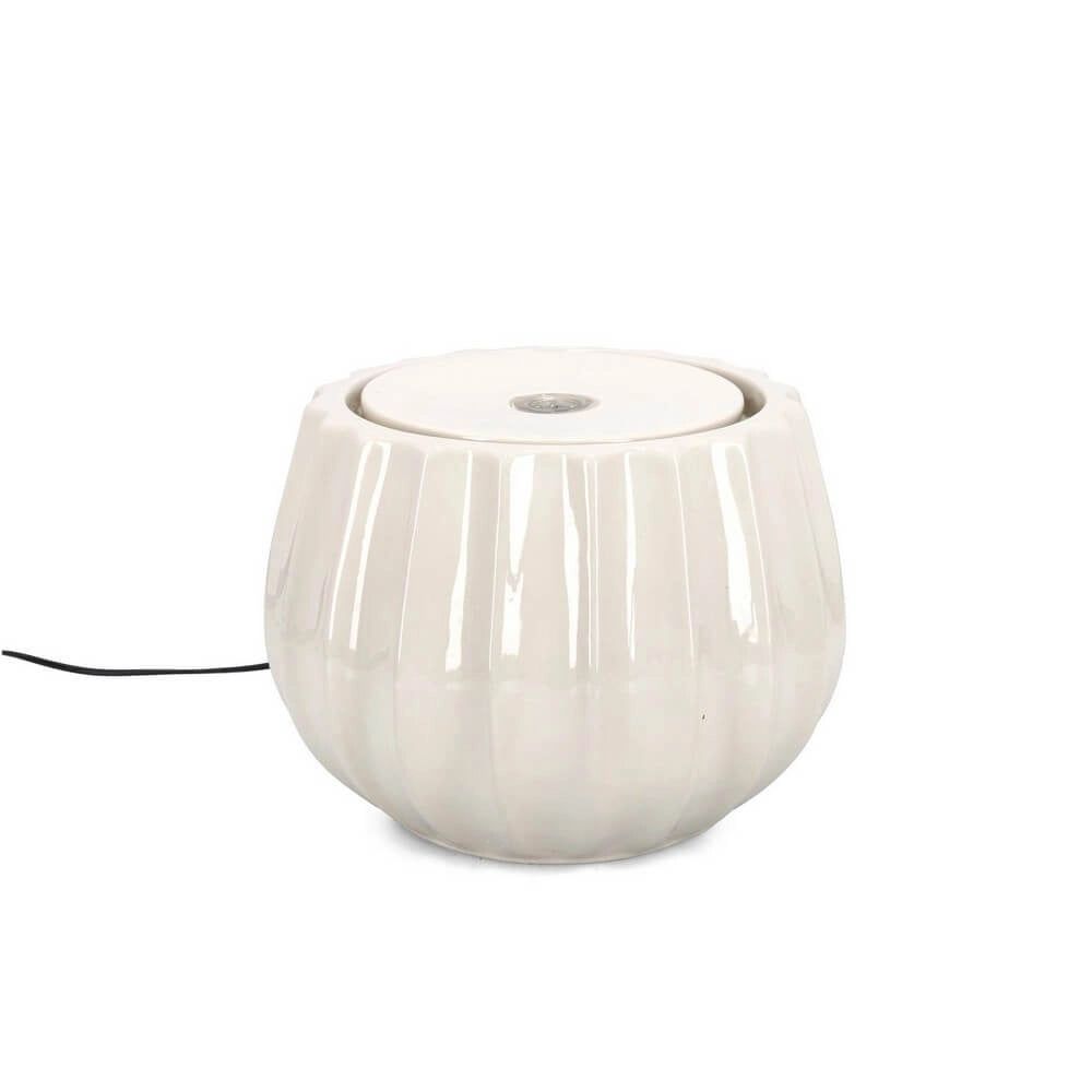 Fontana da Interno in Ceramica con Luce LED Costolata - ILY