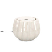 Fontana da Interno in Ceramica con Luce LED Costolata - ILY