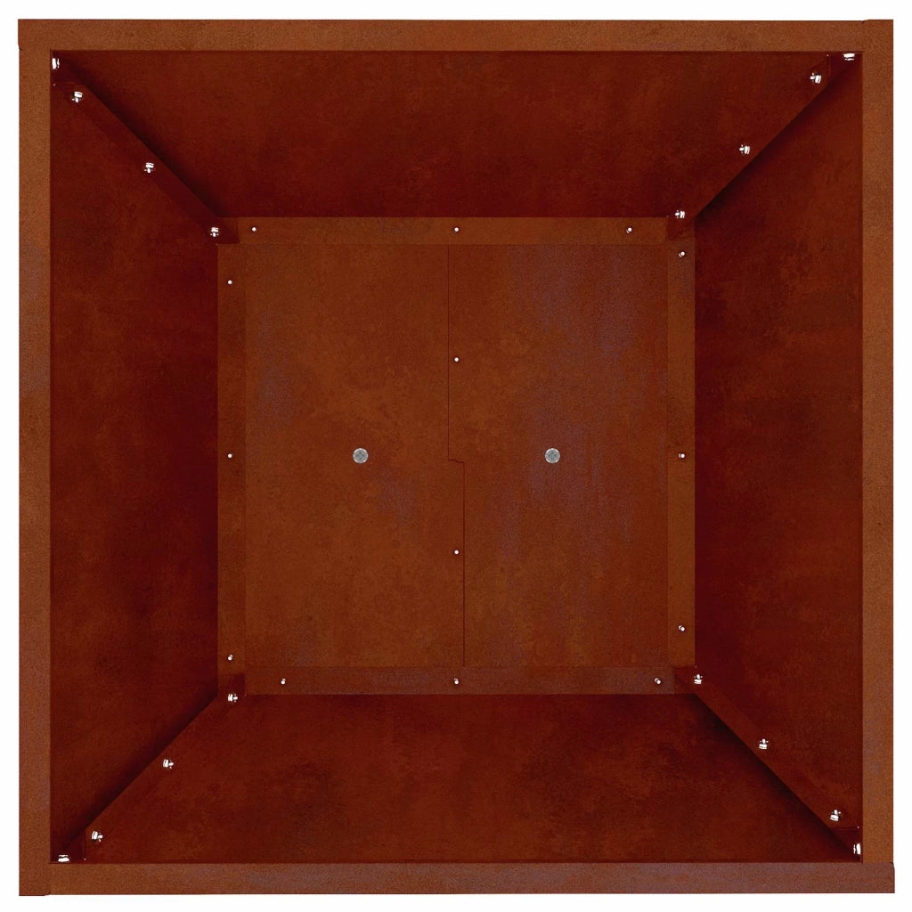 Vaso a Pilastro Argento 40 x 40 x 100 cm 873864