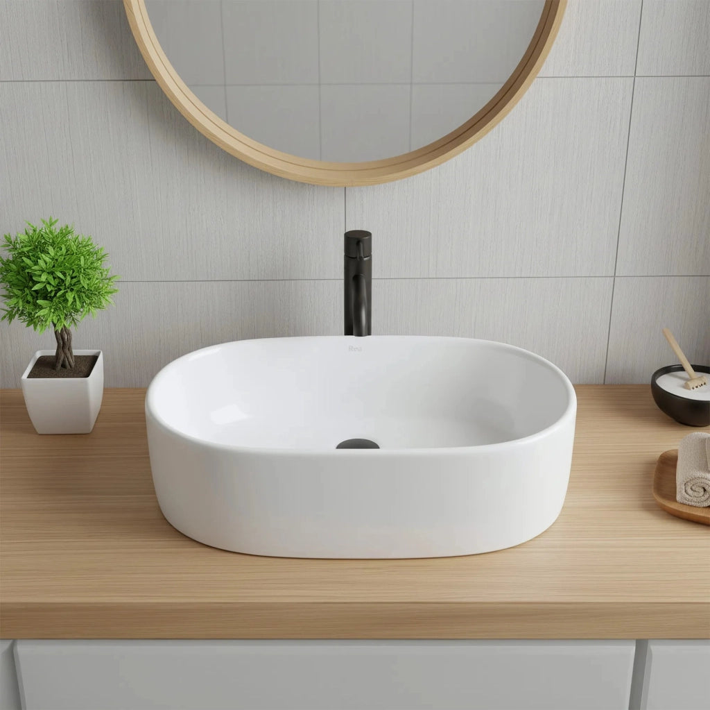 Lavabo Da Appoggio Rea Alma