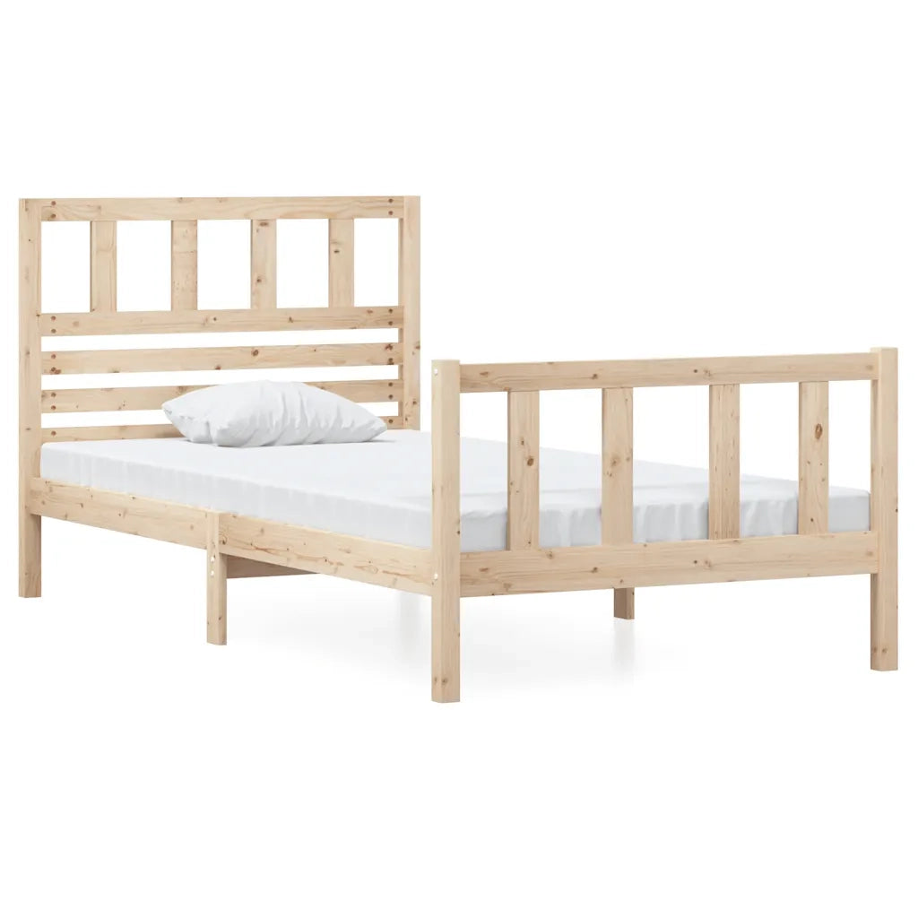 Giroletto-Struttura Letto in Legno Massello 90x200 cm 269735