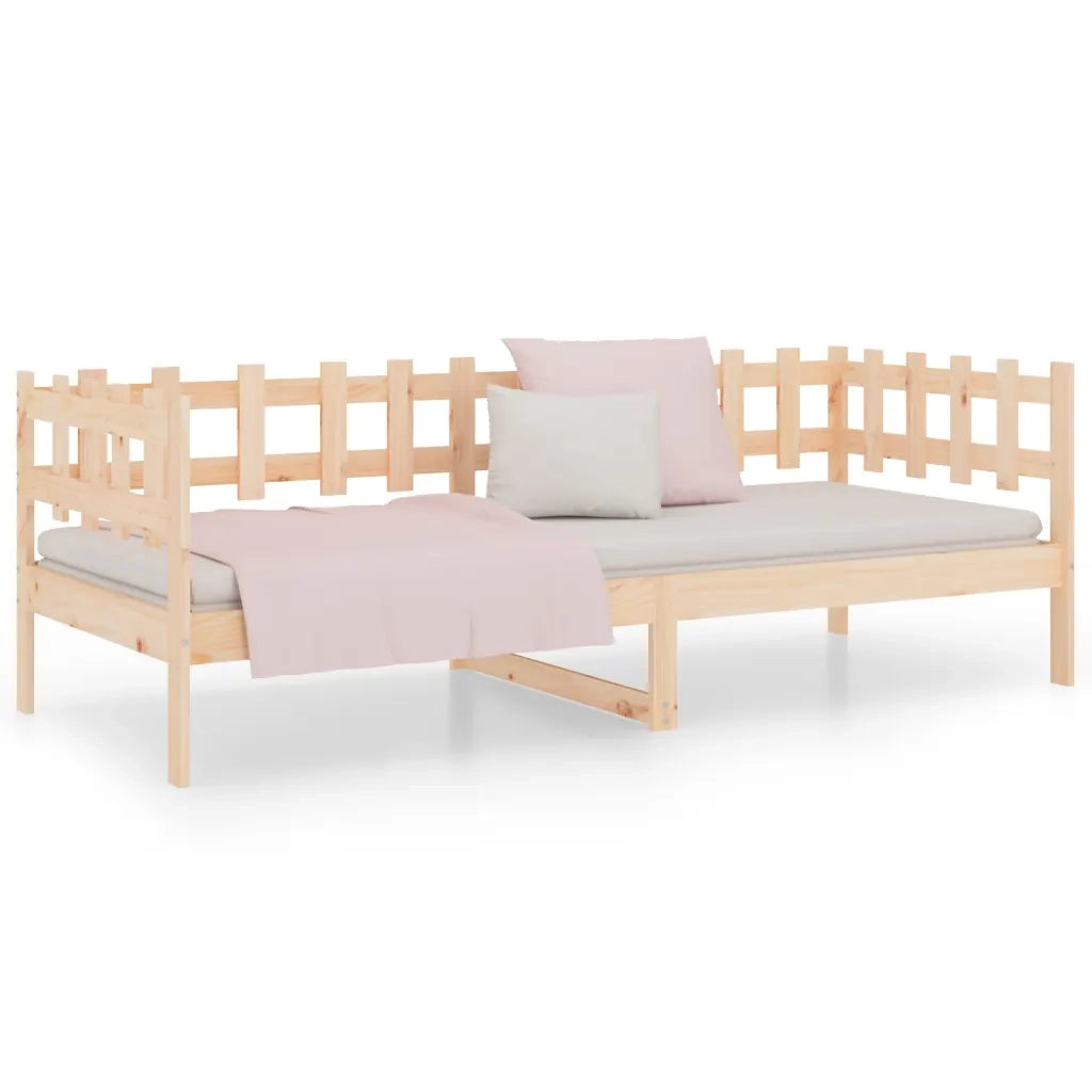 Dormeuse senza Materasso 90x200 cm in Legno Massello di Pino