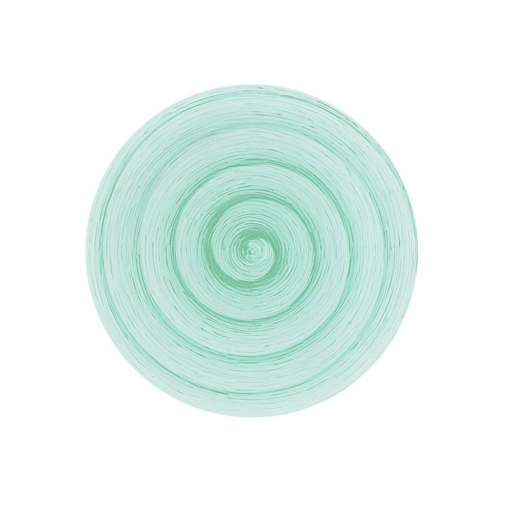 Piatto piano acqua Memento Table in ceramica dipinta a mano Ø 27,5 cm