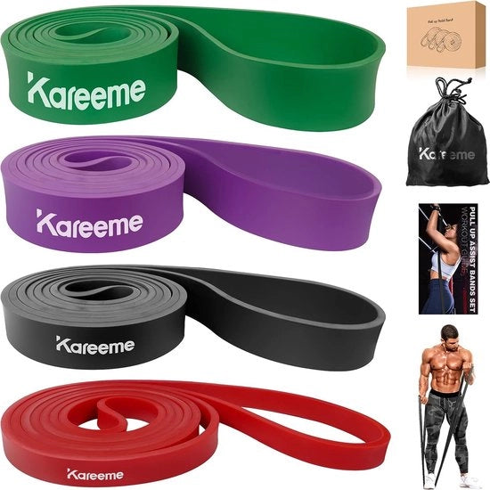 Set di Cinture di Resistenza Premium, Cinture di Resistenza in Lattes Naturale Terra Band per Allenamento a Casa, Apparecchiature per Fitness, Allenamento con Funzioni di Resistenza, Allenamento con Funzioni di Resistenza per Braccia