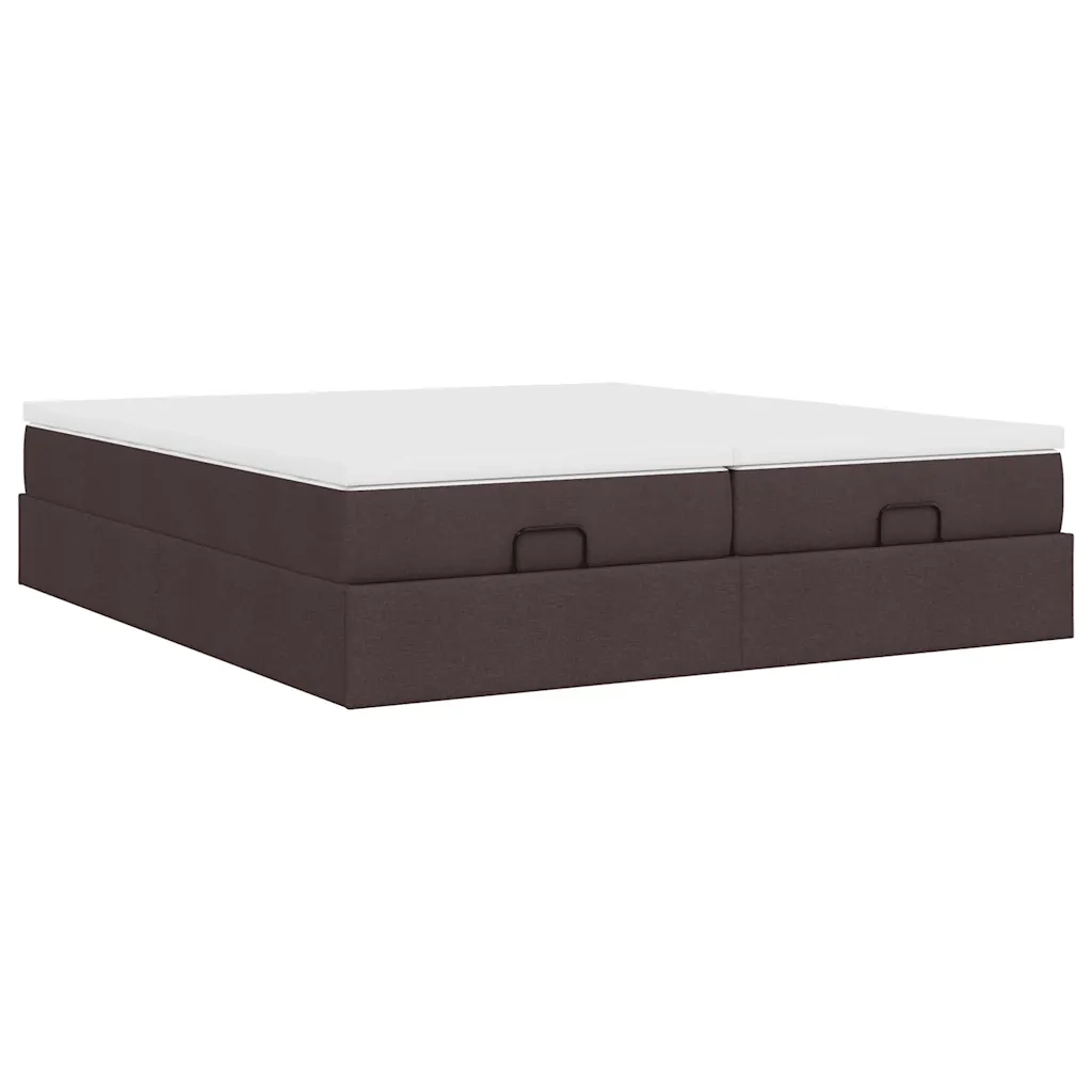 Struttura Letto Pouf con Materassi 180x200 cm in Tessuto 3311244