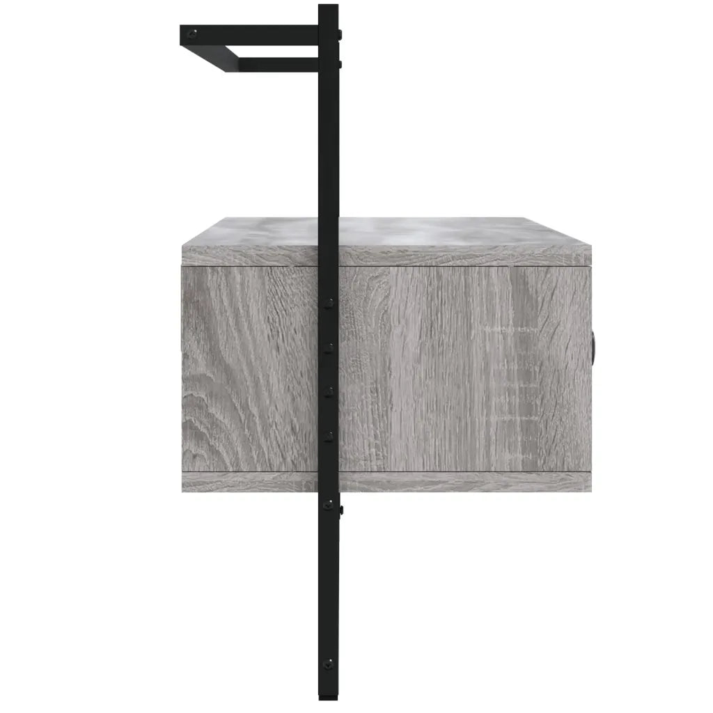 Mobile TV a Muro | Armadietto TV | Mobile Porta TV Grigio Sonoma 100,5x30x51 cm Legno Multistrato