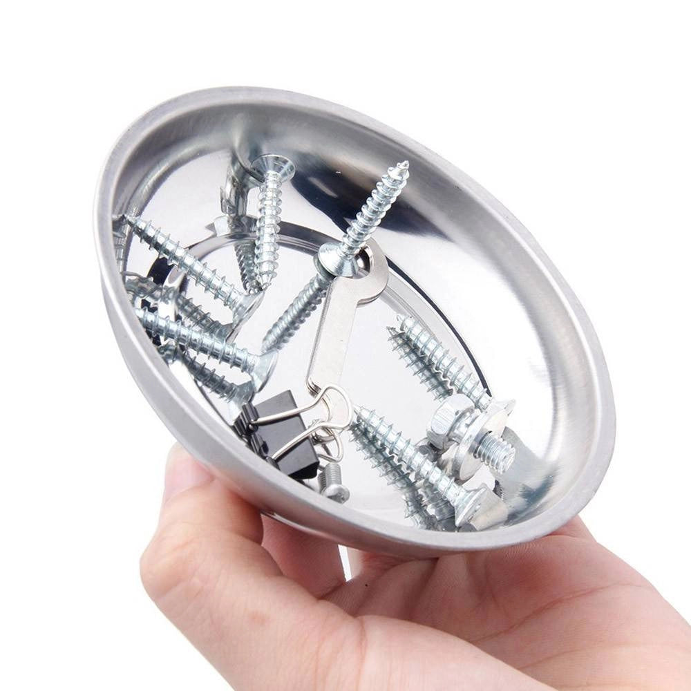 Trade Shop - Set 3pz Vassoio Vaschetta Piatto Magnetico Porta Minuteria Viti Bulloni 7/11/15 -