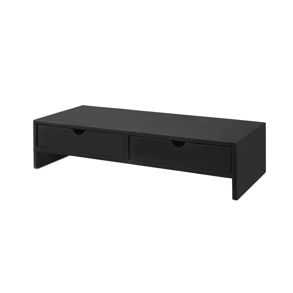 Supporto Monitor pc da scrivania Organizer scrivania Altezza 11 cm Nero BBF02-SCH