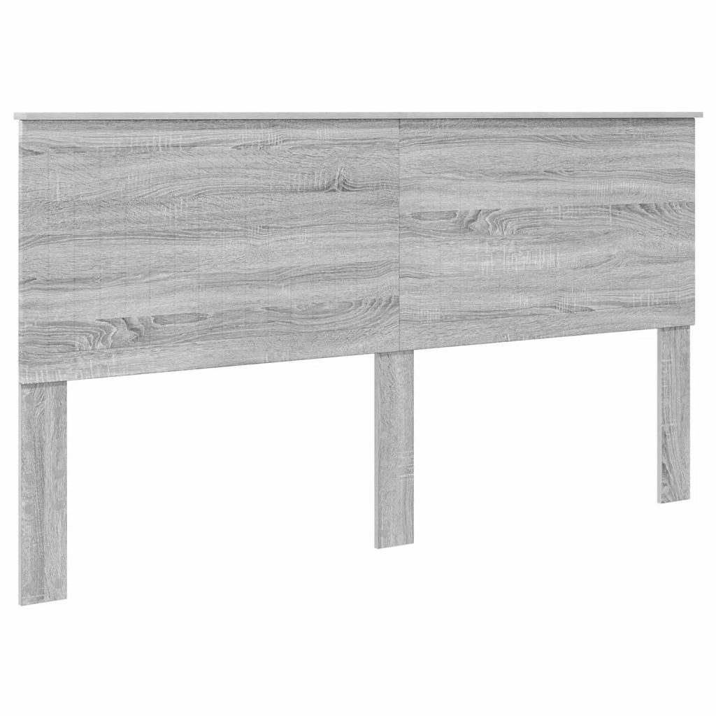 Testiera | Testata con Testiera | Testata Grigio Sonoma 180 cm Legno multistrato