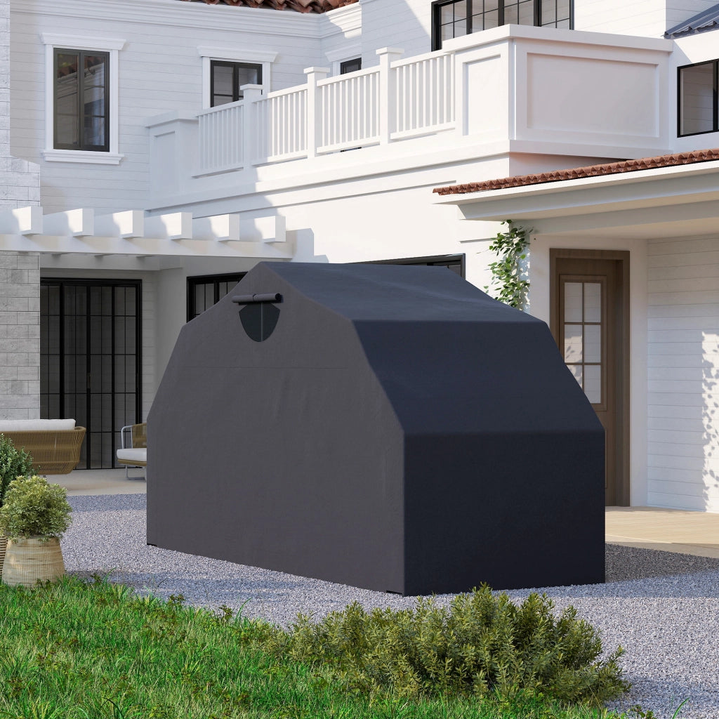 Copertura moto esterno tenda protezione ¨C Minimal ¨C Oxford 345x135x191 cm nero