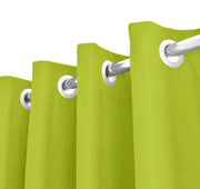 Tenda Semioscurante 140 x 290 Cm Moderne Con Occhielli  Verde - 2 Tende