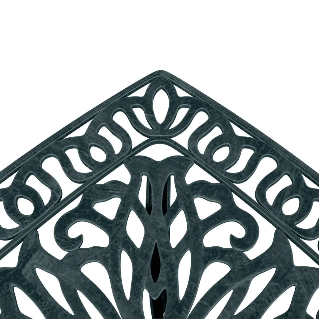 Tavolo da Giardino Verde 53x53x53 cm in Alluminio Pressofuso 4002818