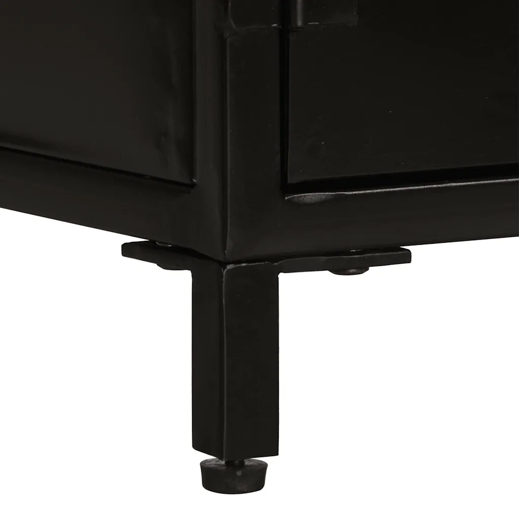 Credenza | Madia | Buffet da pranzo | Armadio da pranzo 55x30x71 cm in Legno Massello di Mango