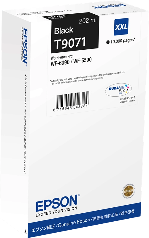 Epson C13T90714N cartuccia d'inchiostro 1 pz Originale Nero