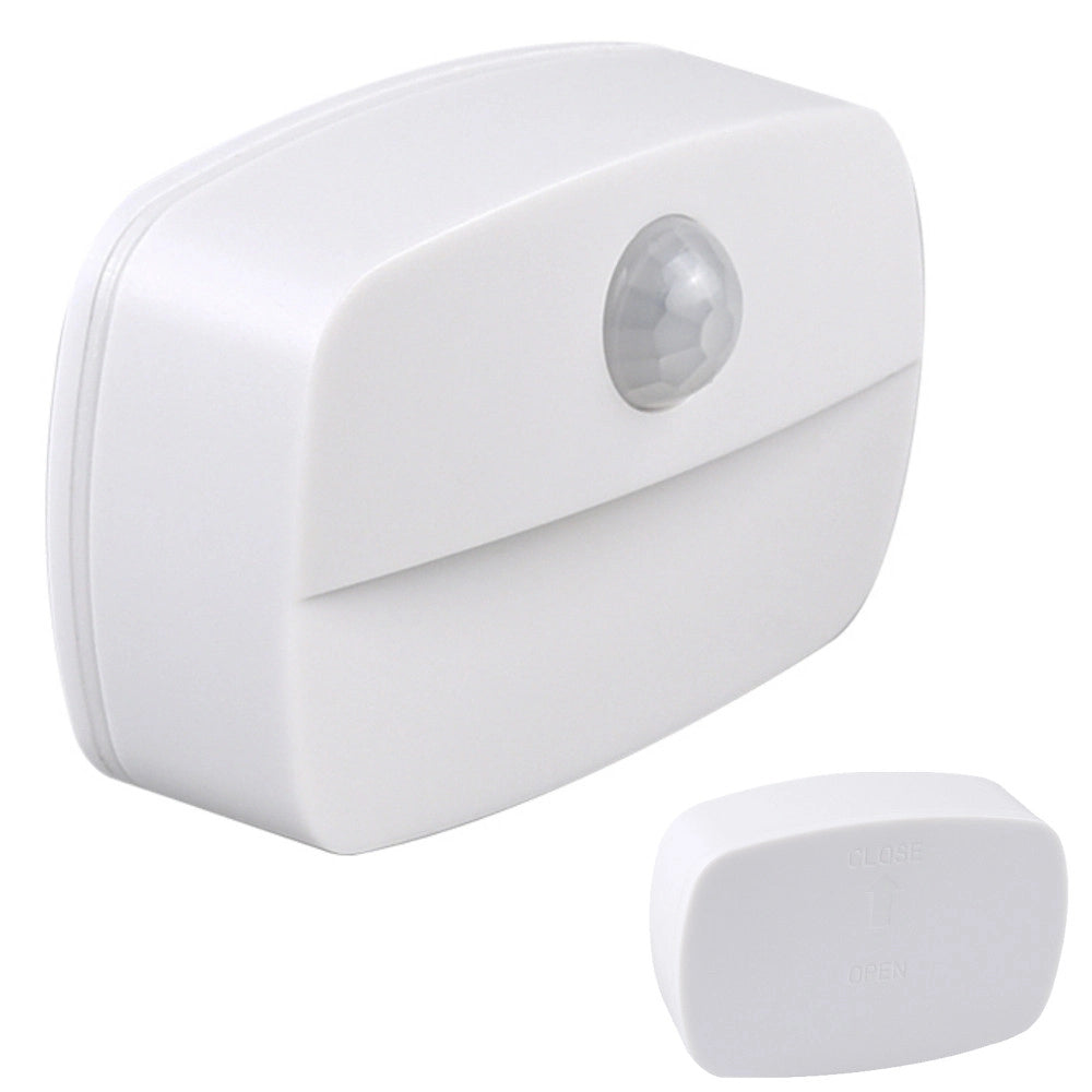 Trade Shop - Luce Armadio Comodino Anta Con Sensore A Led Cassetto Mobile Porta Con Batterie -