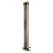 Radiatore 2 Colonne Verticale Metallo Grezzo 1500 x 200 mm TRV