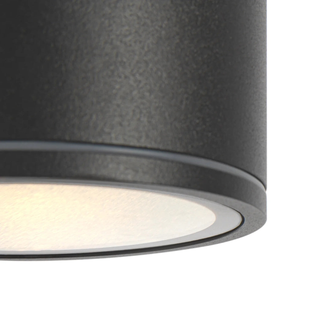 Plafoniera Da Esterno Moderno Bar Led Integrato 7W Metallo Grigio Ip65