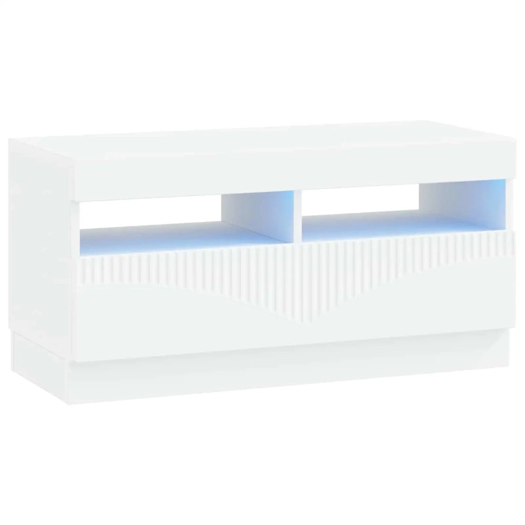 Mobile TV LED Bianco Legno ingegnerizzato 897435