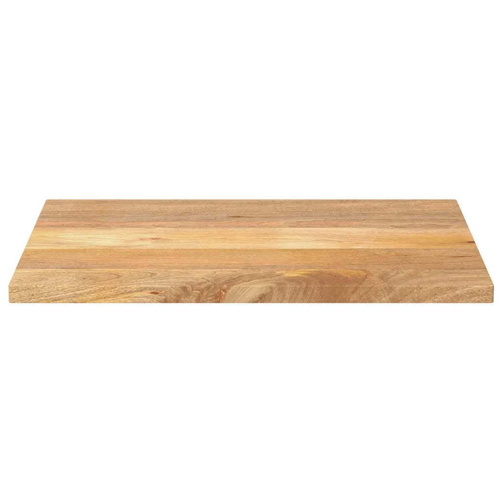 Piano per Tavolo 80x60x2,5 cm Rettangolare Legno Massello Mango 371468