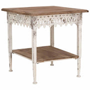Tavolino da caffè in legno marrone, 50x50x53 cm (altezza)
