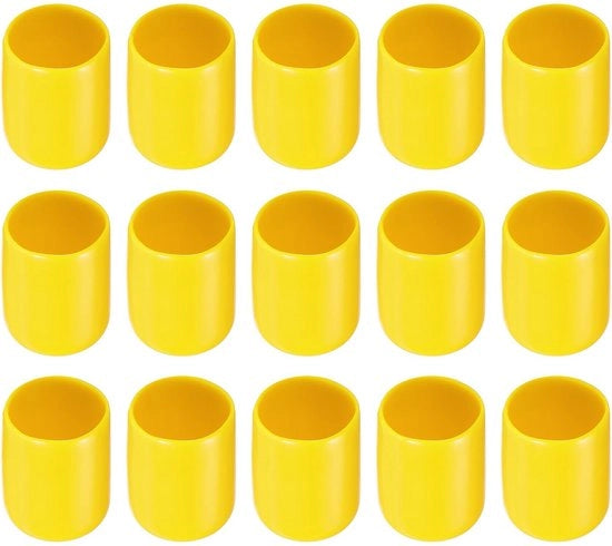 Protettori di fine in gomma per fili elettrici - 25 pezzi - 16 mm ID - Sostituzione resistente - Protezione anti-ossidazione - Isolamento antipolvere - Elettrodi di fine