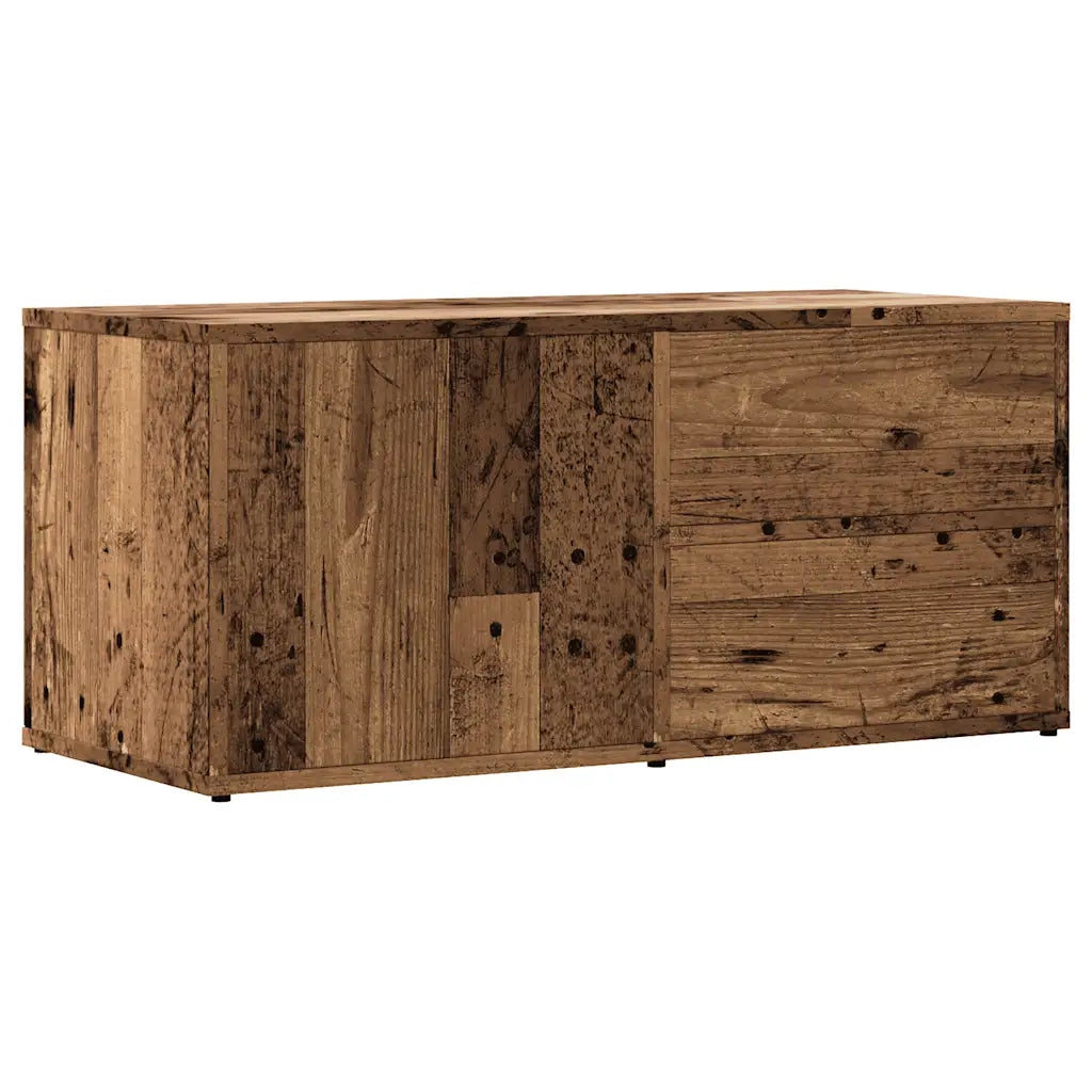 Mobile Porta TV Legno Antico 80x34x35,5 cm Legno Multistrato 856010