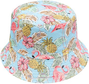 Cappello da sole moda - Cappello da spiaggia - Cappello da pesca - Cappello in canapa - Cappello con stampa di fiori - Circonferenza del cappello 54,5-59 cm - Altezza del cappello 7 cm