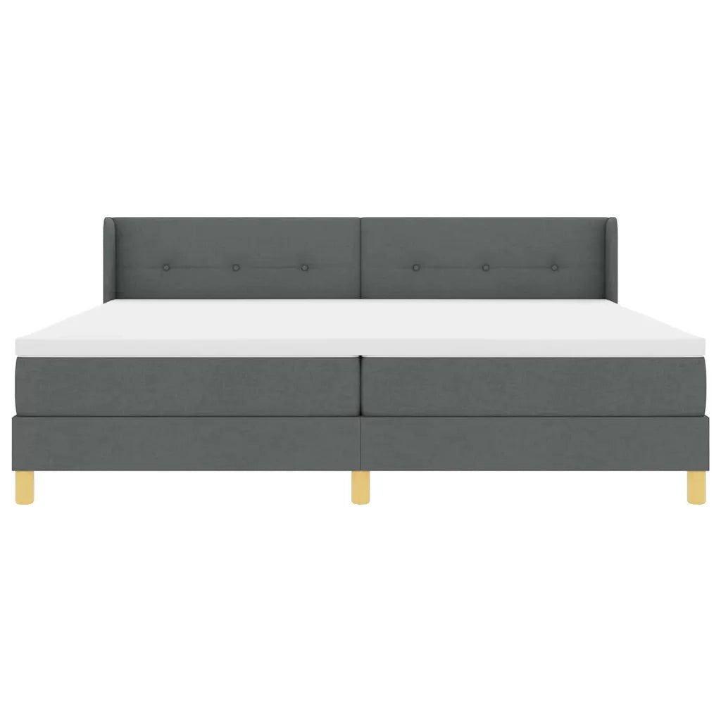<strong>Letto a Molle< / strong> Grigio scuro 200 x 200 cm 3341315