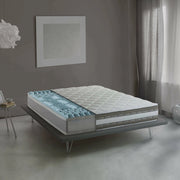 Aksi, Materasso Singolo Sfoderabile Made in Italy, 200x90x27h cm Bianco
