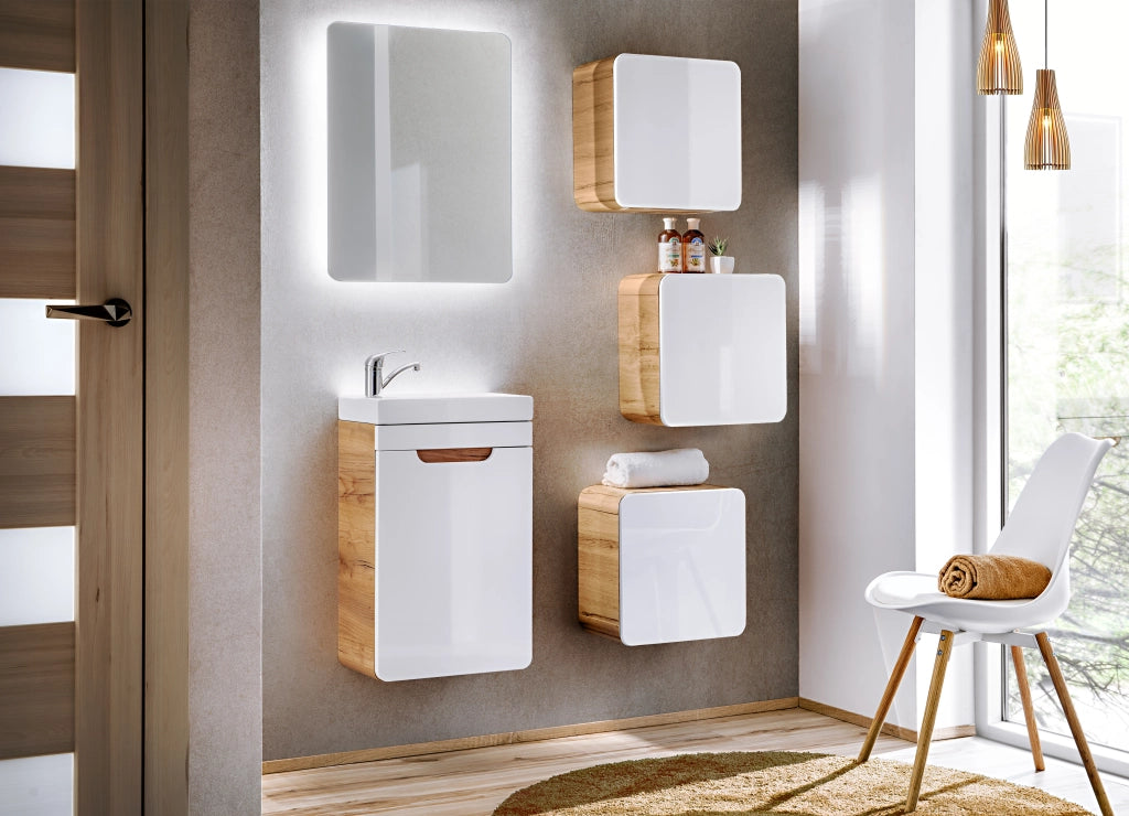 Pensile Qubik 35x35 cm 1 anta Aruba White 35 x 35 x 22 cm