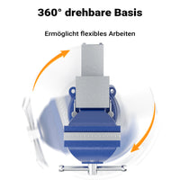 Morsa da banco Light Duty 100mm con incudine e ganascia di serraggio per sollecitazioni leggere