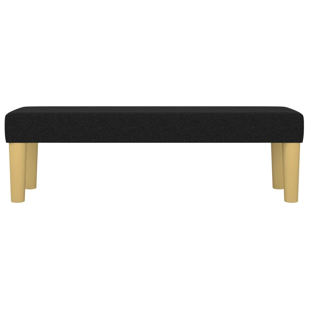 Panca Nera 100x30x30 cm in Tessuto CFW5528034