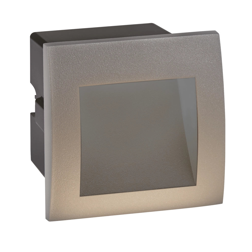 Applique Da Esterno Ankle Alluminio Grigio Policarbonato Led 1,3W 4000K