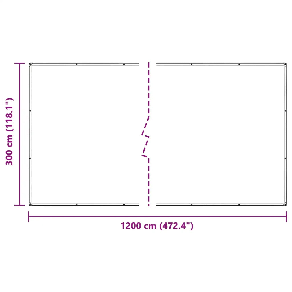 Copertura per Piante Trasparente 3 x 12 m PE CFW8447967