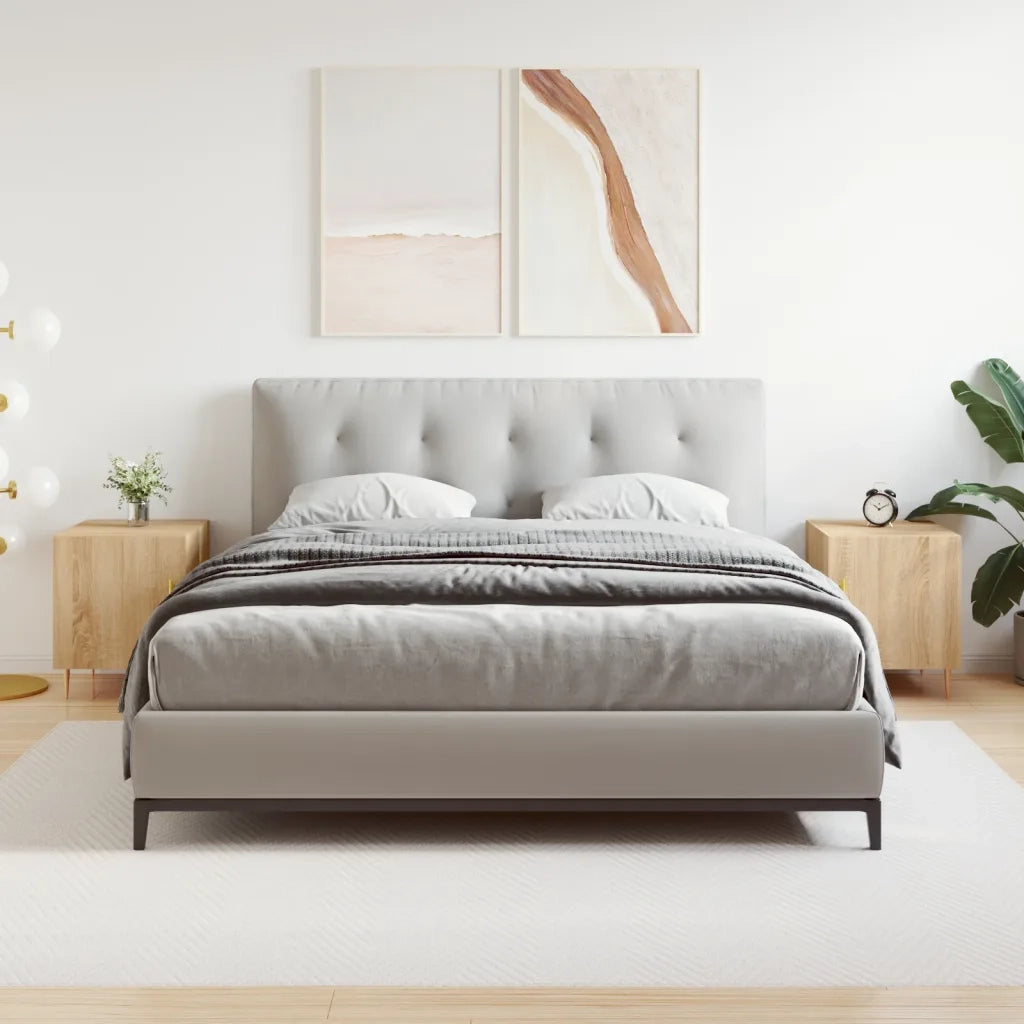 Set di 2 Comodini | Armadio da Notte | Mobiletto da notte Rovere Sonoma 40x40x50 cm in Legno Multistrato