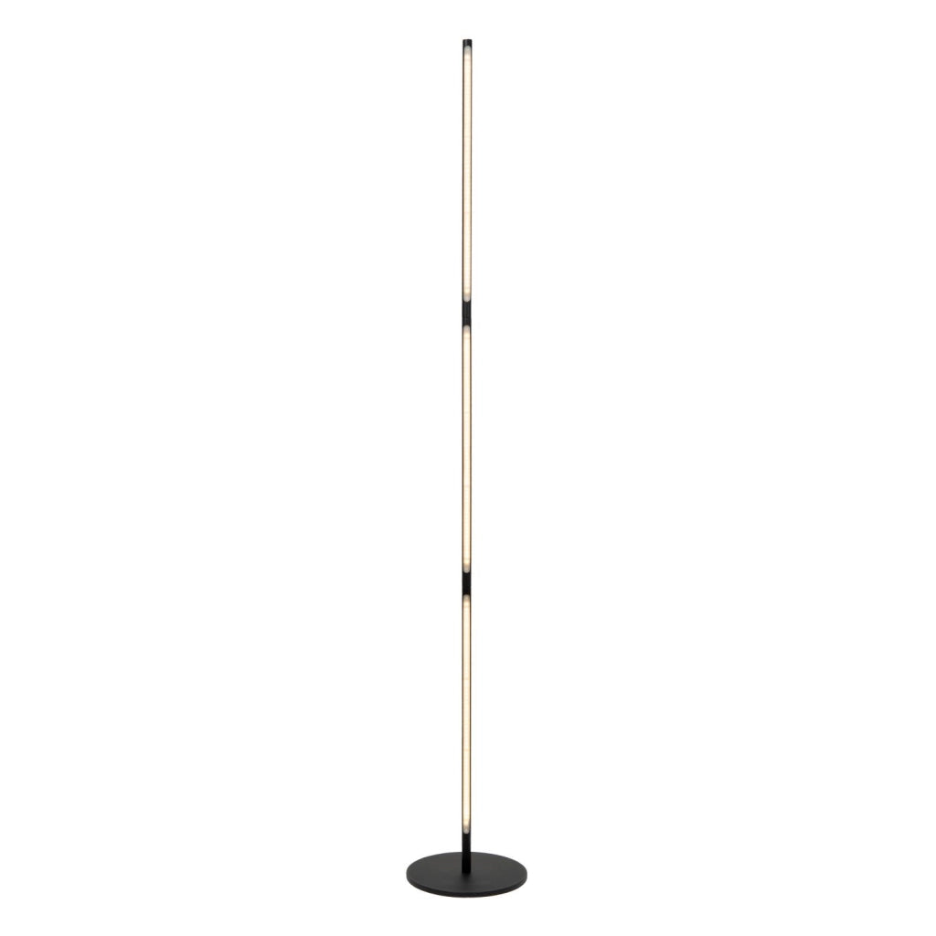 Lampada da terra FINAN LED 30W nera dimmerabile Lucide