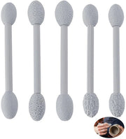 Set di strumenti per modellazione a testura in gesso - 5 rulli a doppio corno - attrezzi per scultura - plastica - 126-129 mm di lunghezza - attrezzi per gesso artigianale - strumenti per scultura