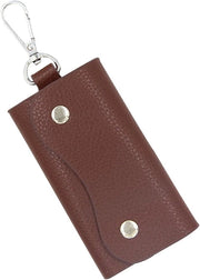 Tas multifunzionale per chiavi - appoggio chiavi e accessorio per auto - 1 pezzo - colore caffè chiaro - pelle - S