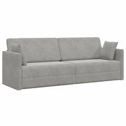 Divano-letto | Sof¨¤ letto | Letto singolo da pavimento Grigio chiaro 213 x 70 x 77 cm