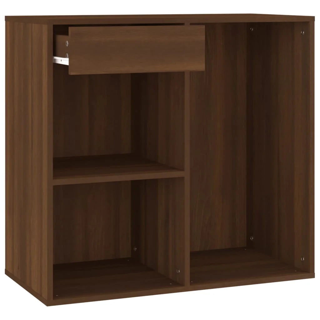 Toletta LED con mobiletto 60 x 40 x 140 cm legno ingegnerizzato rovere marrone 02_0006265