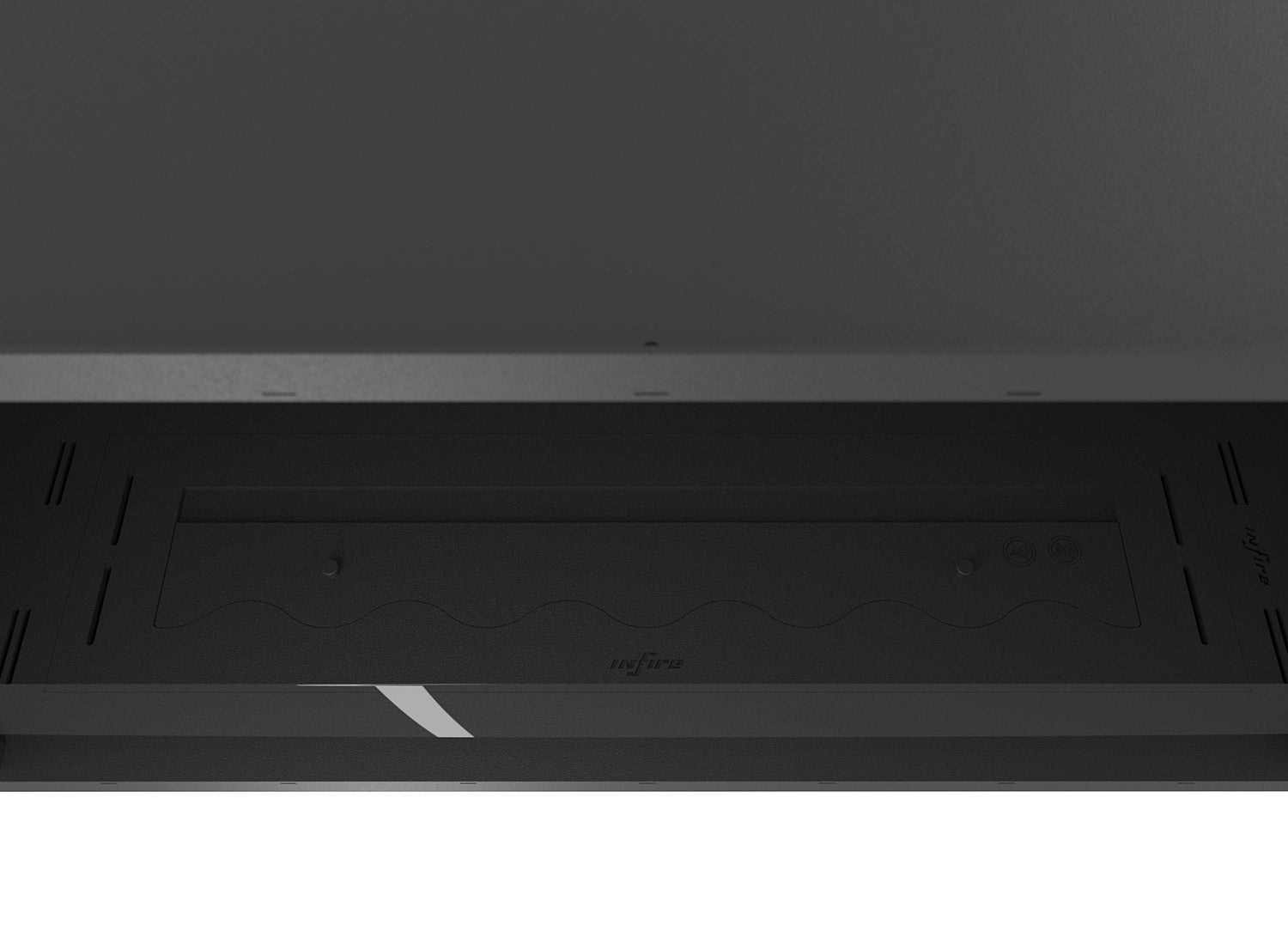 Camino a Bioetanolo da Incasso 104,4x59,4x30 cm Inside 1000 Slim Nero con Vetro