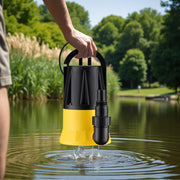 Pompa sommersa con sensore 400 W, pompa a immersione per acque chiare con 2 modalità di funzionamento, 7300 l/h, prevalenza 7 m, profondità 7 m