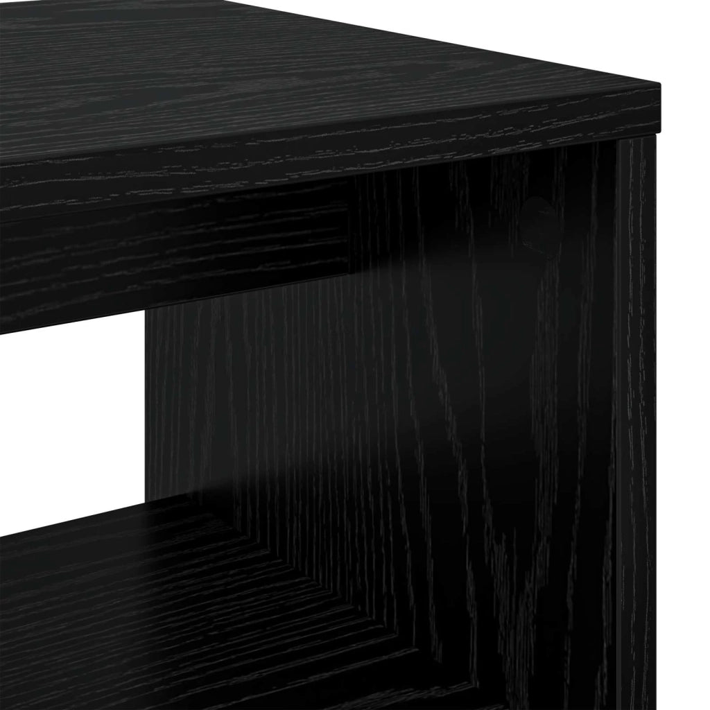 Mobile TV Rovere Nero 60 x 30 x 40 cm Legno multistrato 8000317